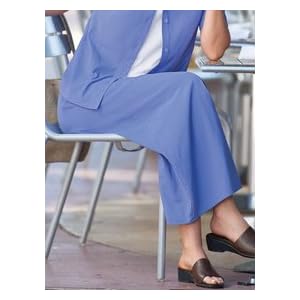 Buy Petite Acorn Solid Crinkle-Cotton Skirt by Appleseeds