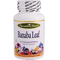 Paradise Herbs Banaba Leaf, 60 Veggie Caps by ClubNatural