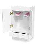 Melissa & Doug Deluxe Wooden Doll Armoire