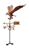 Absolutely Beautiful Copper Weathervane- 28" Eagle