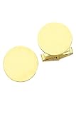 14K Gold Round Cufflinks