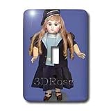 Collectible Dolls - Antique Jumeau Doll - Light Switch Covers - single toggle switch