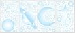 Celestial Moon Star Wall Decor Nursery Stickers