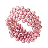 Cultured Freshwater Pink Pearl Wrap Bracelet