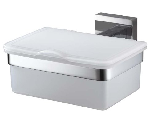 Haceka 28300110 Mezzo Chrome, Feuchtpapier-Box