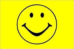 3 x 5 Feet SMILEY FACE Nylon - indoor Specialty Flag Made in US.
