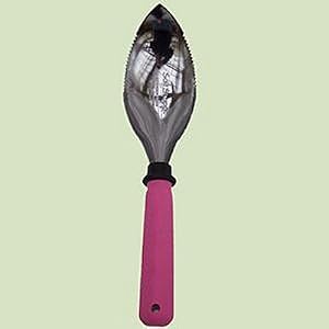 Garden Works Soil Scoop with Ergonomic Comfort Grip Pink
