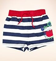 Pure Cotton Stripe Crab Shorts