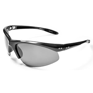 Jimarti V8 Polarized Sunglasses for Golf, Fishing, Cycling. (Gunmetal Grey)