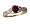 Antique Ruby and Diamond Ring 14K Yellow Gold