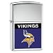 Sporting Goods : Minnesota Vikings NFL Brushed Chrome Lighter by Zippo