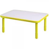 20 Tall Rectangle Baseline Table (Canary Yellow) (20H x 48W x 30D)