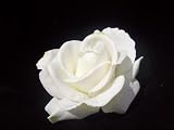 NEW White Wedding Rose Real Touch Flower Hair Clip, Limited.