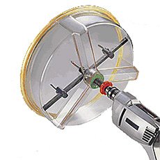 Hole Pro X-305 Kit 1-7 8 to 12 infinitely adjustable twin blade Tungsten Carbide Hole Saw... by Hole Pro