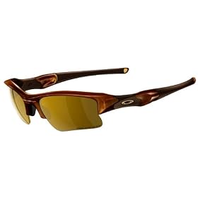 Oakley Sunglasses FLAK JACKET XLJ POLARIZED (12-904) Polished Rootbeer Gold Iridium by Flak Vest