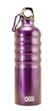 Oggi Lustre Aluminum Sport Bottle, Purple