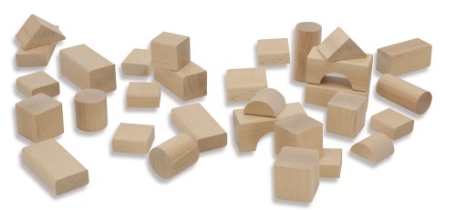 HEROS 100050410 - 30 Natur-Babybausteine