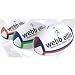Webb Ellis Premier Rugby Trainer Rugby Ball (Size: 3) (Colour: White / Navy / Red )