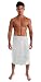 1 World Sarongs Mens White Mens Sulu Size 32