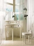 Lea Emma's Treasures White Vanity with Mirror and Bench
