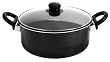 Proctor Silex 52011 Nonstick 5 Quart Covered Dutch Oven, Black