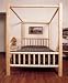 Old Adirondack - OA-271-D - Cumberland Bay Canopy Bed - White Cedar - Double