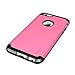 LUVVITT [Ultra Armor] Shock Absorbing Case Best Heavy Duty Dual Layer Tough Cover designed for Apple iPhone 6/6s Plus - Black / Pink