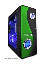 APEVIA X-TELSTAR-GN Green/ Black Aluminum ATX Full Tower Computer CaseNo Power Supply - Retail