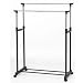 Proteam Double Clothes Rack, Black and Chrome