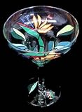 Bird of Paradise Design - Hand Painted - Margarita - 9 oz.