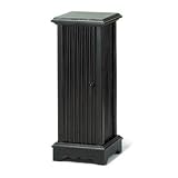 Black Art Deco Style Pedestal CD Tower ~ Home Decor