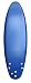 Soft Top Surfboard - 65 - Blue