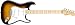 Fender Jimmie Vaughan Tex Mex(TM) Strat® Electric Guitar, 2 Tone Sunburst, Maple Fretboard