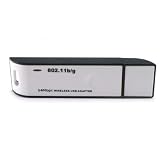 WiFi Wireless IEEE 802.11G/B WLAN 54Mbps Network Adapter USB2.0 Wireless Lan USB Adapter for Laptop Noteook Desktop PC Suport Vista/Windows 7(32bit & 64bit)/Linux