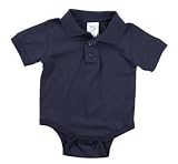 Rabbit Skins 5.5 oz. Cotton Infant Platinum Golf Shirt Creeper