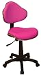 Fabric Ergonomic Task Home Office Computer Chair, Pink