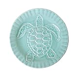 Vietri Incanto Mare Aqua Turtle Canape Plate