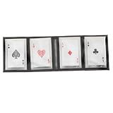 4 Aces Metal Playing Throwing Knives Cards