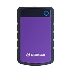 Transcend StoreJet H3P 1TB externe Festplatte (6,4 cm (2,5 Zoll), 5400rpm, 8 MB Cache, USB 3.0) grau-violett