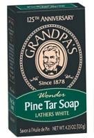 GRANDPA'S BRANDS Pine Tar Soap Bath Size 4.25 OZ