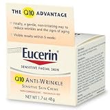 Eucerin Sensitive Facial Skin Q10 Anti-Wrinkle Sensitive Skin Creme, 1.7 Ounces