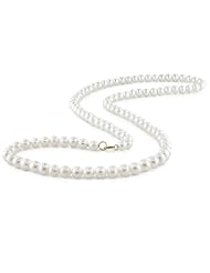 10k Yellow gold 4.5-5 MM Freshwater Cultured Pearl Strand, 18"