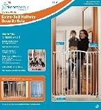Extra-Tall Swing Close Hallway baby child Gate - White