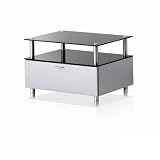 Just-Rack JRS 81 SL - Nussbaum Schublade Universalm&ouml;bel f&uuml;r Flachbildschirme TV - und Audio Ger&auml;te