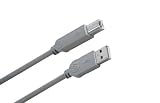 Image of Monster Cable 00120787, USB A, USB B, 1.83 m, 480 Mbit/s, Gris