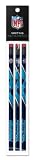 Carolina Panthers 3 Pack Wood Pencil in Clear Bag with Header - NFL (12005-QUD)