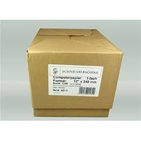 PAPYRUS Papier listing 240 x 30,48 cm (12"), 80 g/m2