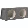Scosche SE122CC 12-Inch Dual Subwoofer Enclosure (Grey/Black)