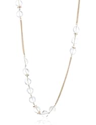 Kenneth Cole New York "Jet" Faceted Bead Long Necklace, 27"