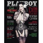 PLAYBOY December 2002 Dita Von Teese, Denzel Washington